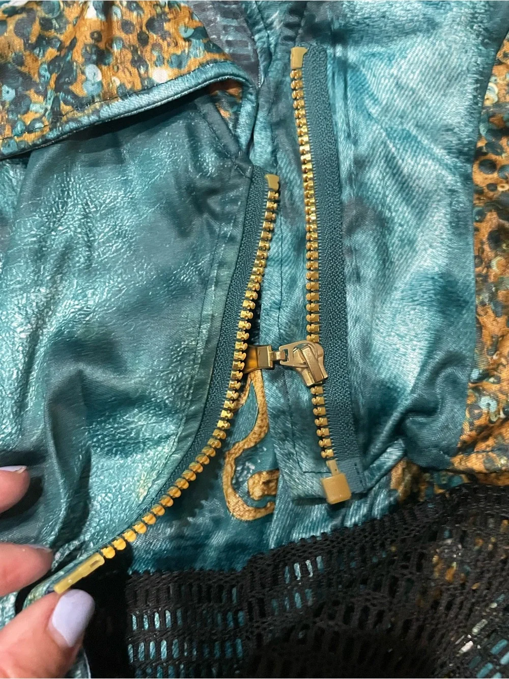 Disney Descendants Uma 4-6 Teal Pirate Halloween Costume